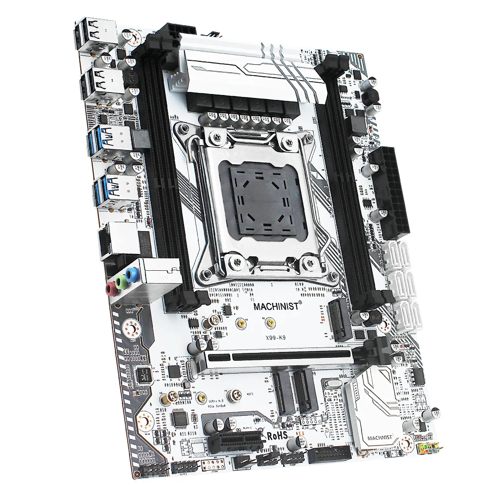 Günstig MASCHINIST X99 Motherboard LGA 2011-3 Set Kit Mit Intel Xeon E5 2620 V3 Prozessor 32G(4*8)DDR4 2666MHZ RAM NVME M.2 SSD X99-K9
