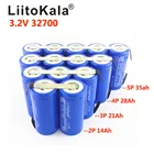 Аккумуляторная батарея LiitoKala, 3,2 в, 70 Ач, 10 параллельных фосфатных элементов LiFePO4, большой емкости, для мотоцикла, электромобиля