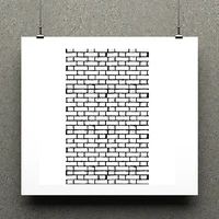zhuoang wall brick clear stamp scrapbook rubber stamp craft clear stamp card seamless stamp