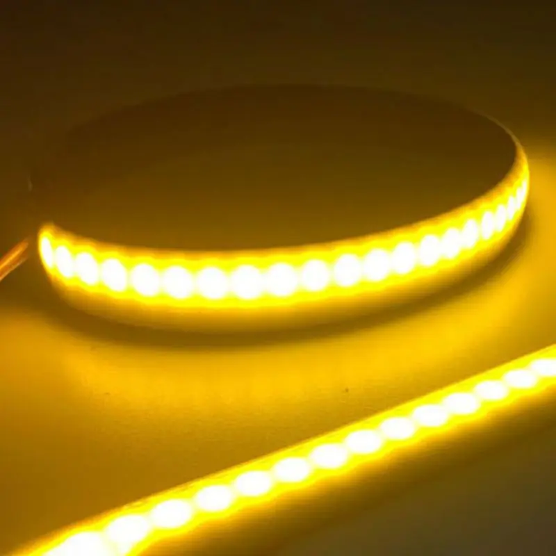 

2019 Amber LED Motorcycle Fork Light Turn Signal Strip Lights Kit Super Bright Waterproof And Durable