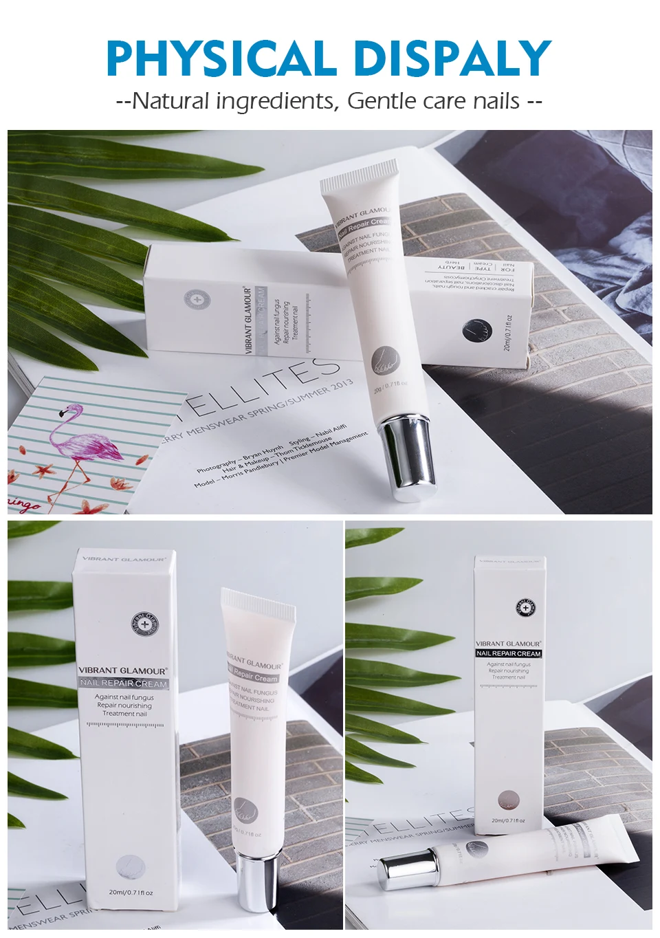 Яркий гламурный Уход за ногтями крем для ремонта ногтей Лечение грибка Удаление