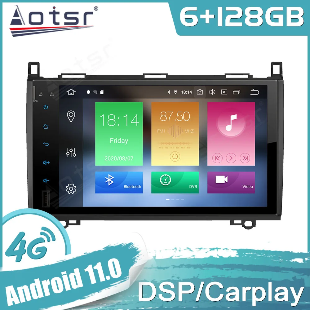 Автомобильный GPS-навигатор Android11 для Mercedes Benz стерео мультимедийное радио