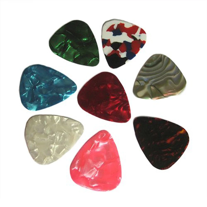 

20pcs Thin Guitar Picks 0.46mm Random Colour