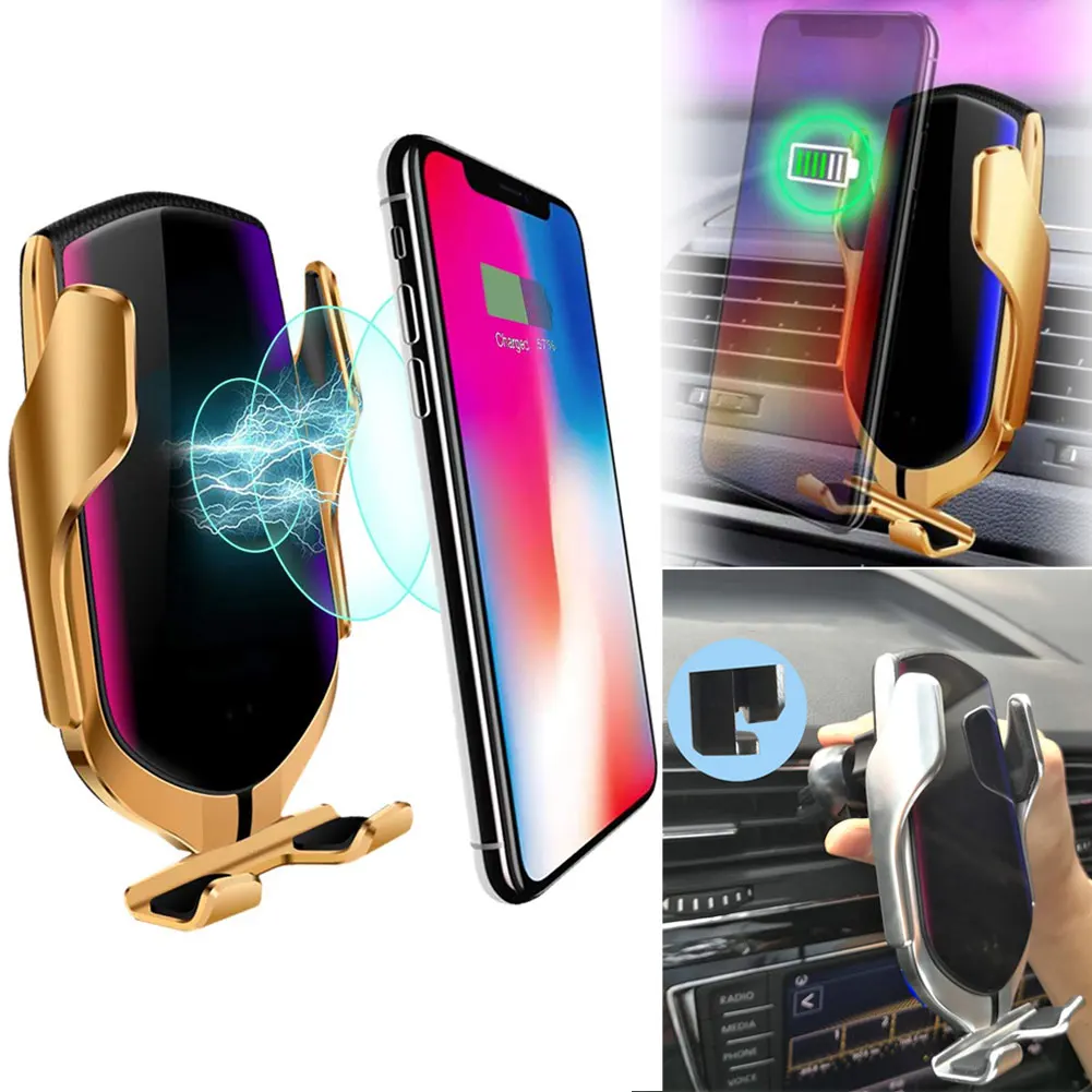 2019 умный датчик беспроводной автомобильное зарядное устройство крепление