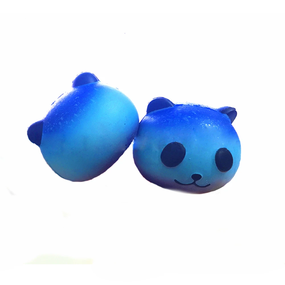 Милый голубой панда крем ароматизированный медленно поднимающийся сжимающий