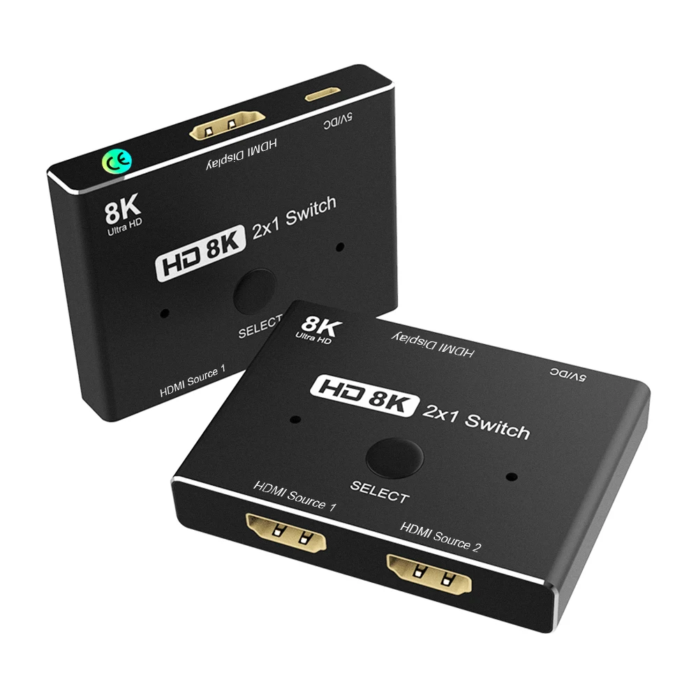 8K Ultra HD HDMI 2 1-совместимый коммутатор в 1 на выход @ 60 Гц 4K 120 48 Гбит/с переключателем