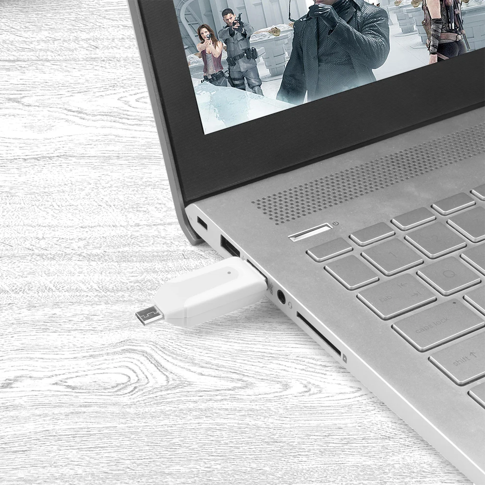 Kebidu 2 в 1 USB OTG кардридер Универсальный Micro USB OTG TF/SD кардридер телефон удлинитель-переходник Micro USB OTG адаптер