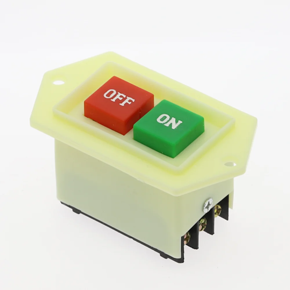 LC3-5 1 шт. LC3-5 LC3-10 сверлильный пресс-переключатель AC 220/380V 10A I/O вкл/выкл пусковой самоблокирующийся кнопочный переключатель - Цвет: LC3-5