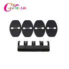 Color My Life 8 шт.компл. защитный ограничитель двери автомобиля, крышка дверного замка, Защитные Чехлы, подходят для AUDI A1 A3 A4 A5 A7 A8 Q3 Q5 Q7