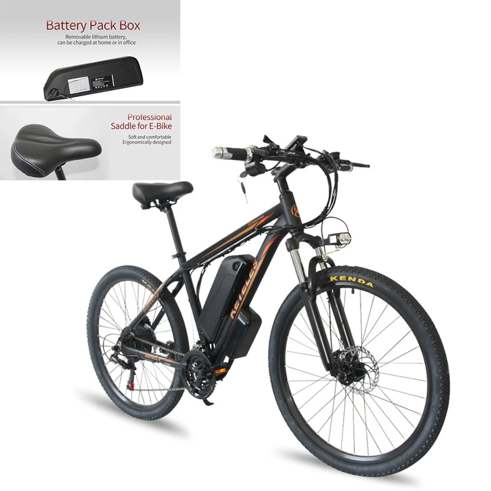 

1000W 26Inch road bici electric bicycle 48v 18AH battery suspension mountain electric bike on sale Adult Light ebike from China