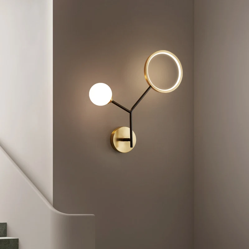 Комнатный декор настенный светильник для спальни в скандинавском стиле