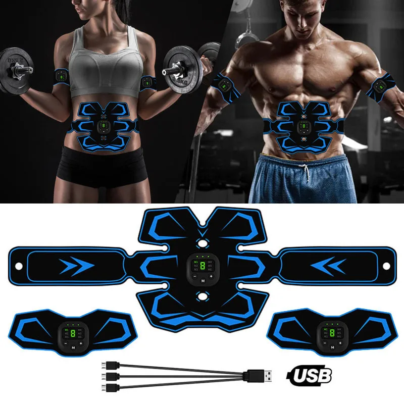 

EMS Abdominal Belt Electrostimulation ABS Muscle Stimulator Hip Muscular Trainer Toner Home Gym Fitness Equipment Women Men