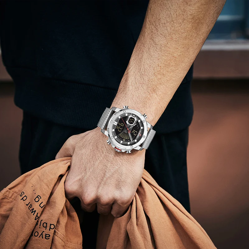 Мужские часы Топ люксовый бренд NAVIFORCE Военные Спортивные кварцевые мужские