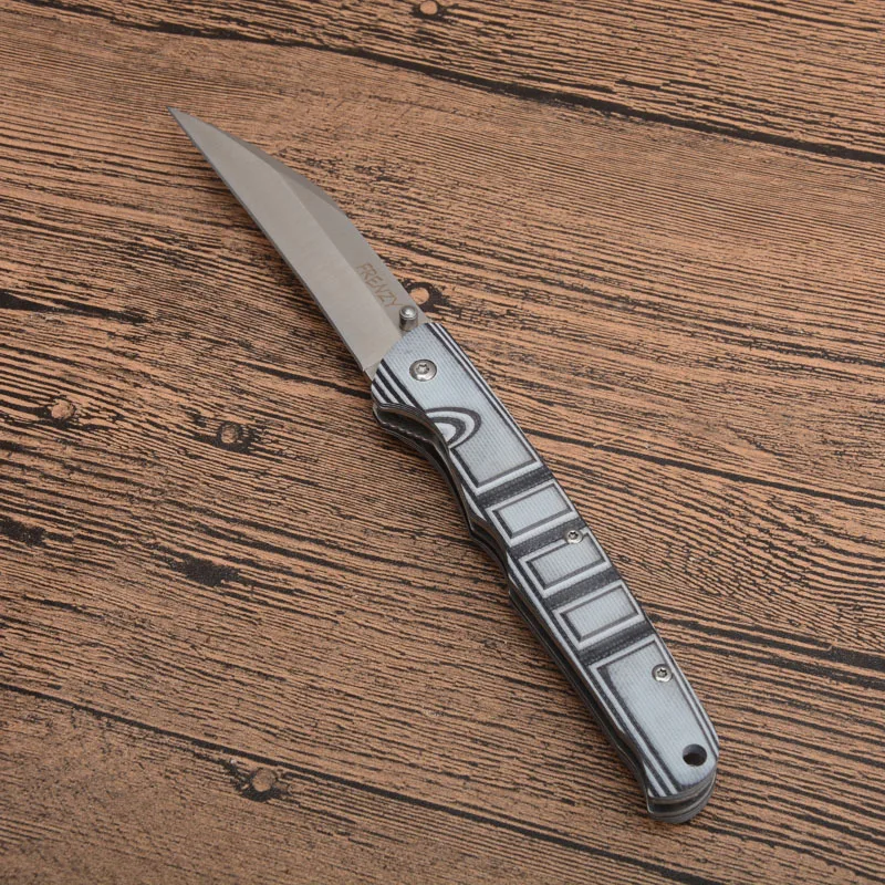 Складной карманный нож с ручкой 8cr18 G10 Охотничий Тактический для кемпинга