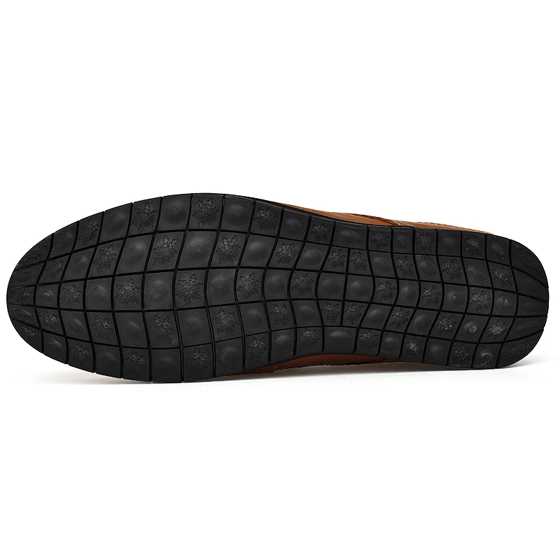 Туфли OZERSK мужские из натуральной кожи классические мокасины обувь на плоской