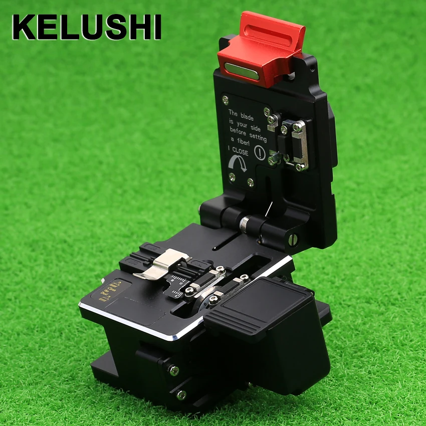 KELUSHI Fiber Cleaver KLS V6 нож для резки кабеля FTTT волоконно оптический резак Инструменты