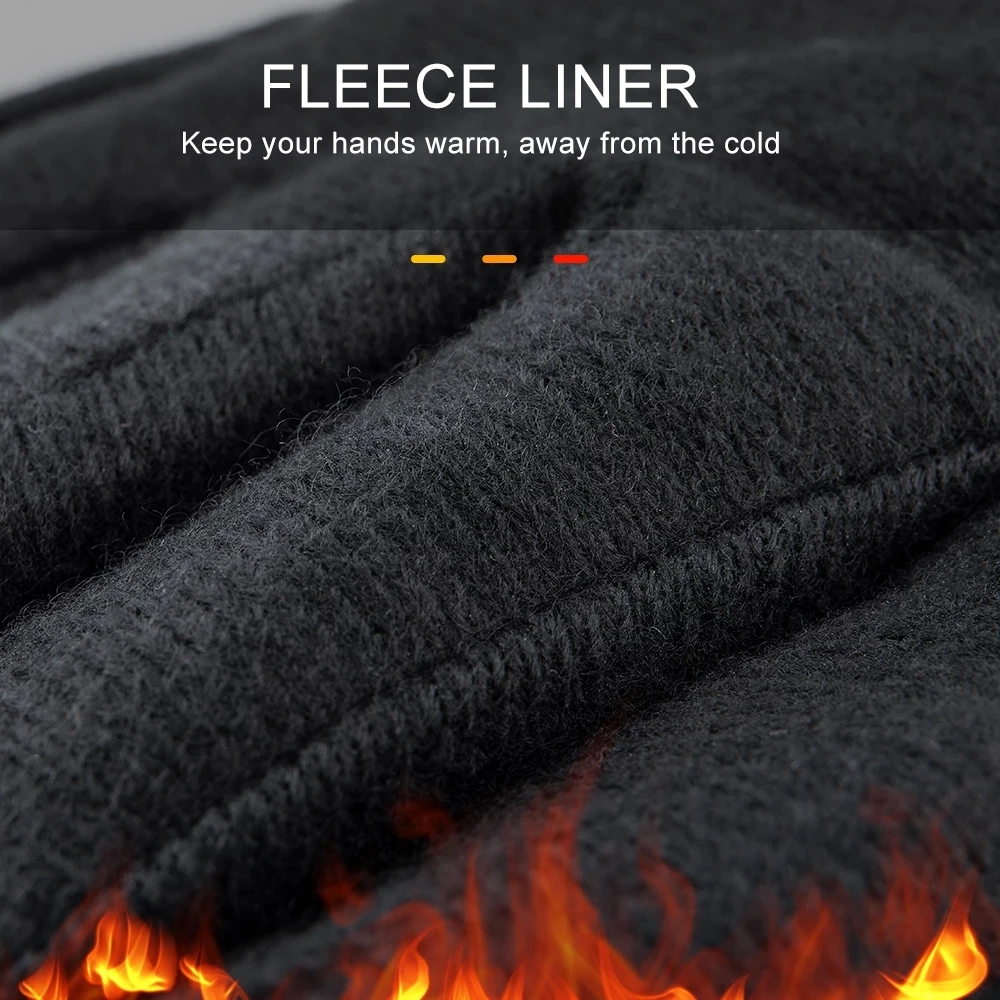 Велосипедные перчатки GIYO зимние длинные с пальцами черные женские и мужские для