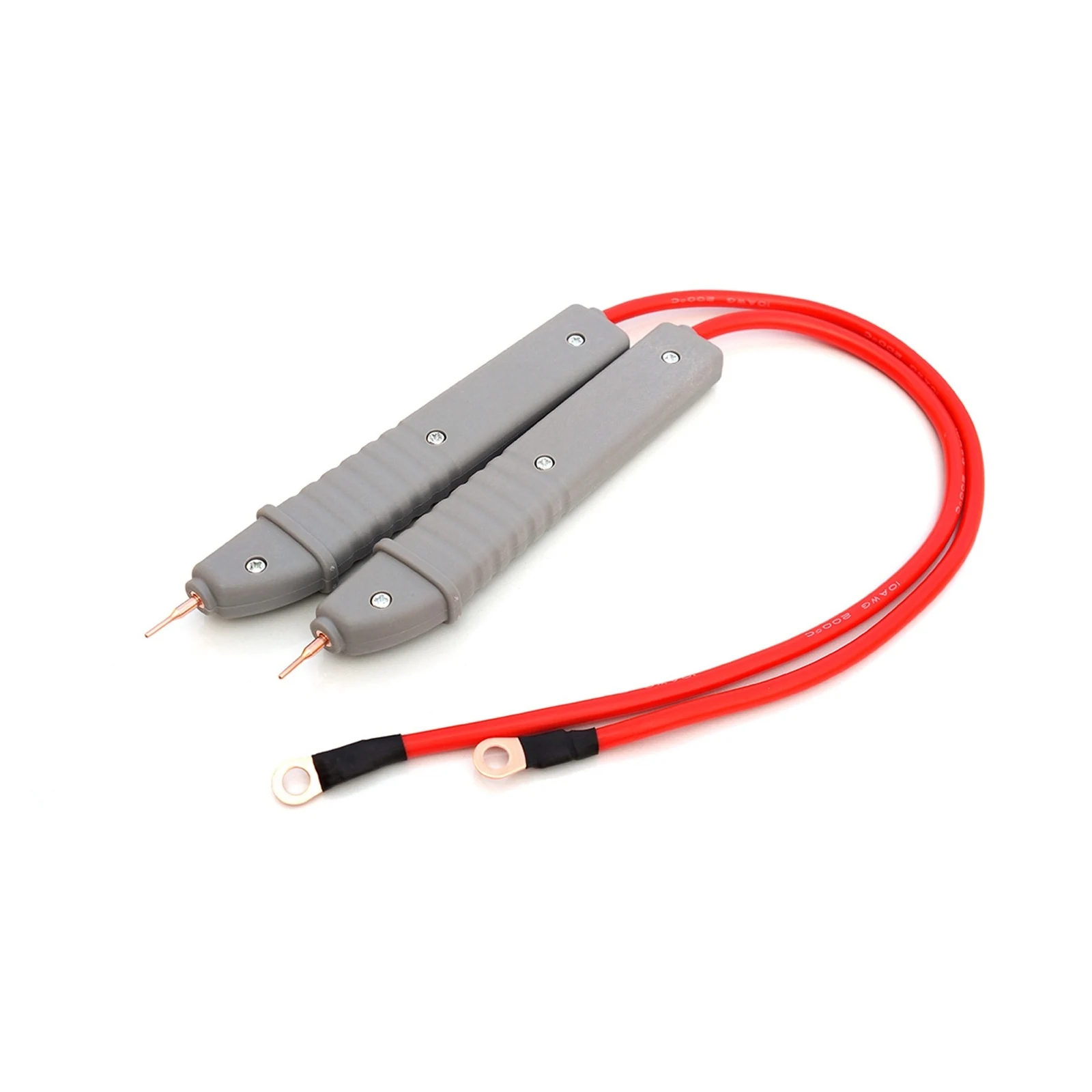 

2Pcs/Pairs For 18650 Spot Welding Nickel Sheet Soldering Pen Welding Needle 10AWG 40cm Wire For Battery Spot Welder 500A New