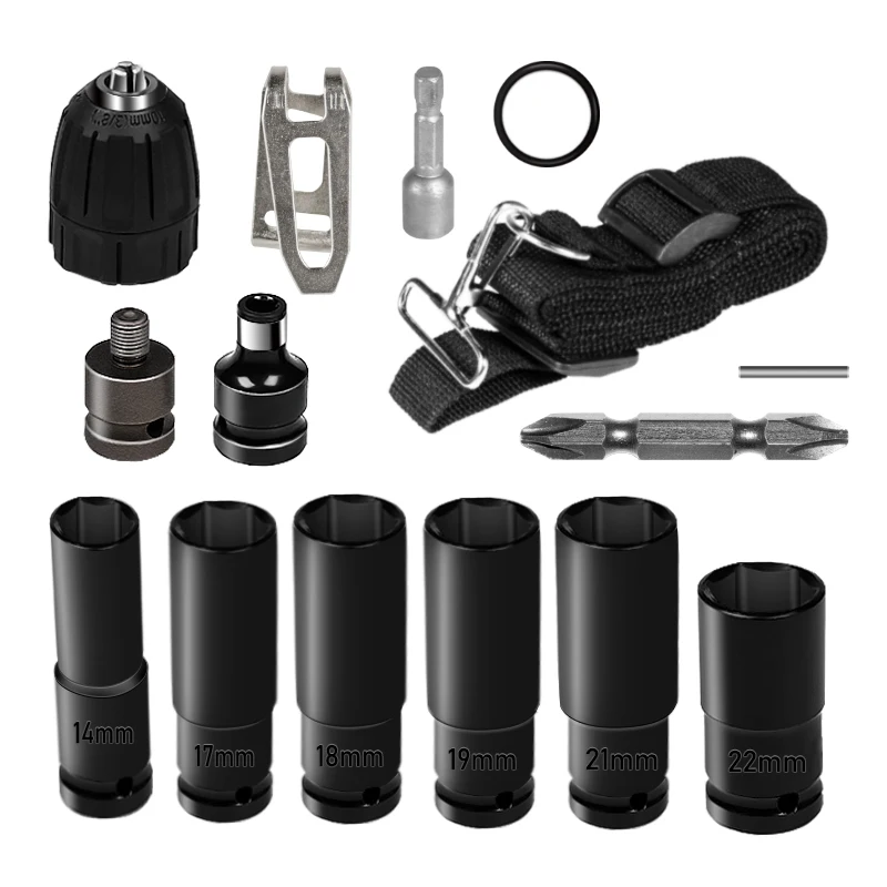 

15PC 1/2" Metric Torque Torx Star Drive Socket Bit Set CR-V Torx Bit Set Hand Tool Set T20-T55