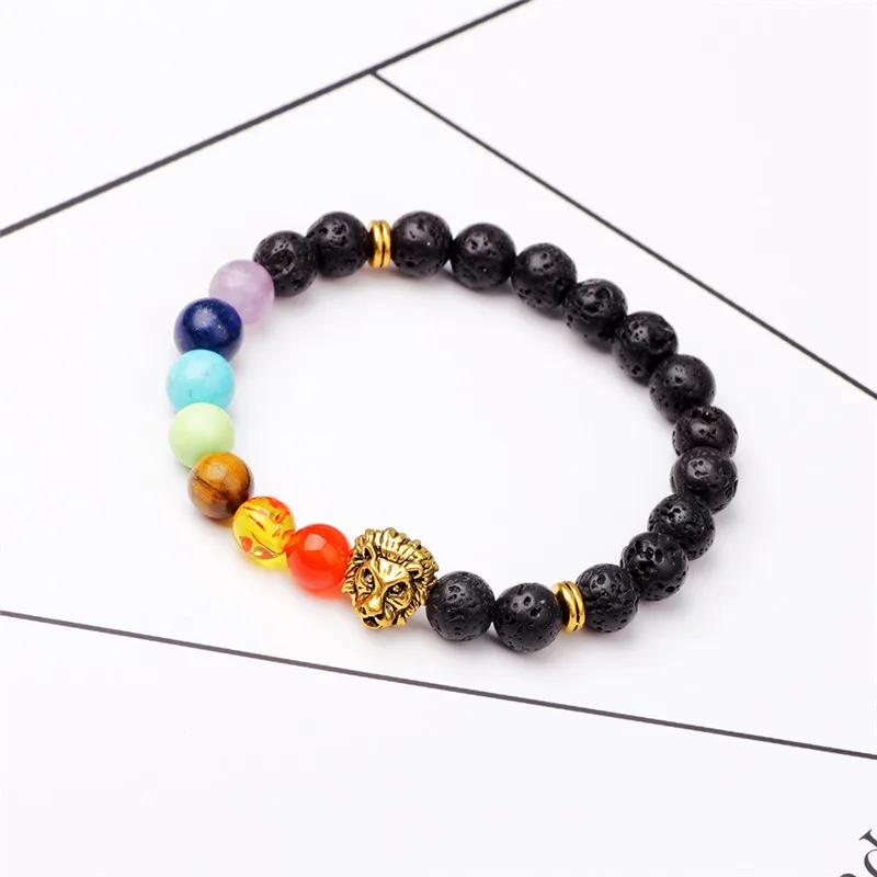 2019 Новинка унисекс буддийский Будда молитва натуральный Лава камень бусина