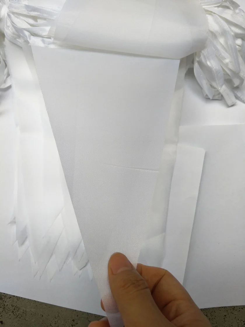 

8M White Satin Silk flags Pennants Bunting Banner Wedding/Valentine's day/birthday party Flags Hang Garland Decoration Supplies