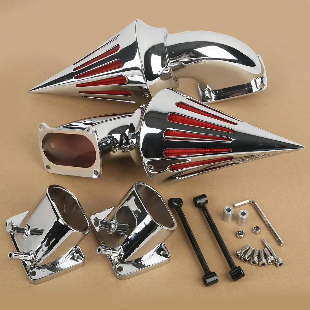 Мотоциклетный алюминиевый двойной воздухоочиститель впускной фильтр для Suzuki 8 M