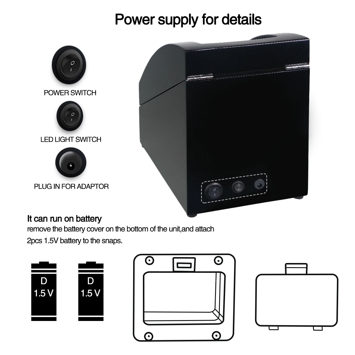 Шкатулка для завода часов чехол хранения витрина автоматический деревянный с