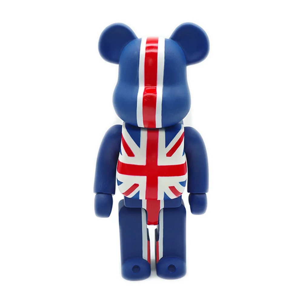 bear40 28 см Кукла Медведь виниловая модель игрушки кирпич 400% фигурка коллекция подарки уличное искусство статуи - Цвет: bear40