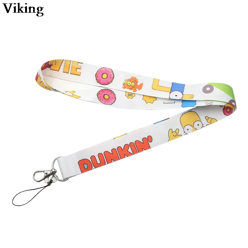 

Funny Cartoon Printing Lanyard For keys Neck Strap Hang Rope Phone Neck Straps With Keyring ID Card Cute Phone Holder G0279