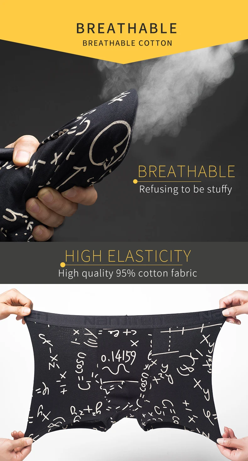 J-BOX, 4 шт./лот, мужские сексуальные боксеры размера плюс, нижнее белье, популярные мужские хлопковые трусы, шорты, u-образная выпуклая сумка, боксеры