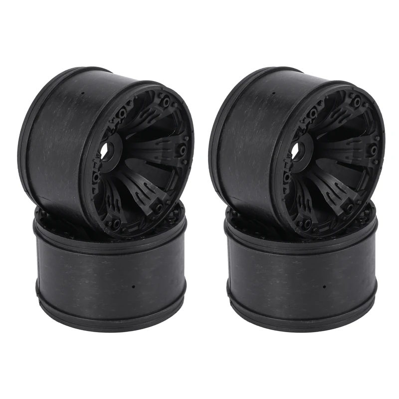 

4Pcs 97mm Nylon Wheel Rims 17mm Hex Hub for Traxxas HSP HPI Baja 1/8 RC Off Road Model Car Buggy Truck