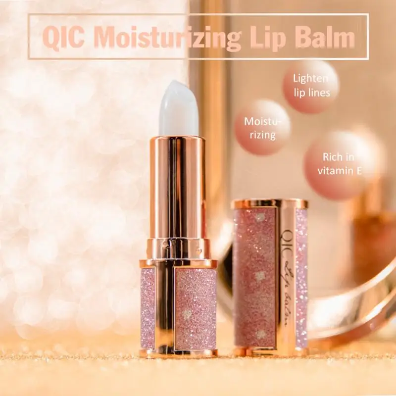 Натуральный Фруктовый растительный бальзам для губ блестящий чехол увлажняющая