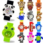 Часы-амфибия детские с мультяшными животными, кварцевые наручные, для мальчиков и девочек, лучший подарок на день рождения