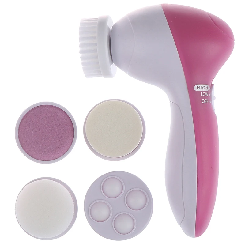 

1 Set Face Cleansing Brush Facial Brush Deep Cleaning Pore Cleaner Face Massage Skin Care Exfoliating Scrubber