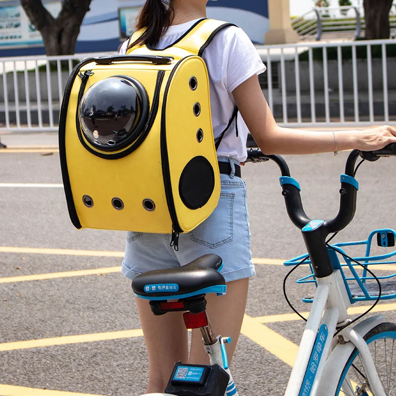 Рюкзак переноска для собак и кошек легкая непродуваемая дышащая сумка из