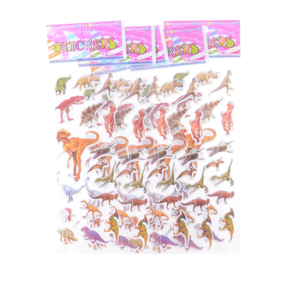 10pcs Random 3D cartoon mini fridge laptop dimensional Jurassic dinosaur stickers for kids toys home wall decor | Мобильные телефоны