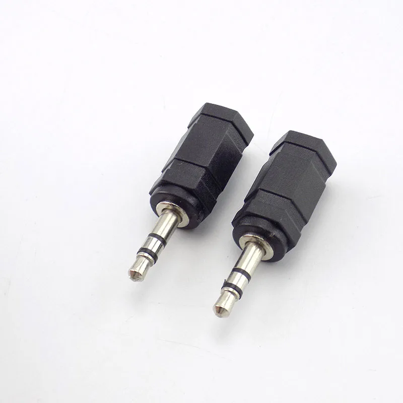 

2pcs Stereo Jack Male Plug 3.5mm to Female Plug 2.5mm Converter For Audio PC Phone Headphone Earphone Adapter Cable Jack U26
