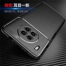 For Huawei Nova 8i Case Rubber Silicone Carbon Protective Soft Shell Case For Huawei Nova 8 Pro SE Case For Huawei Nova 8i Cover