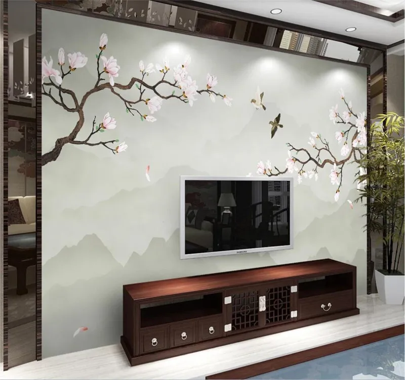 Настенный фон для дома на заказ новая настенная бумага в китайском стиле
