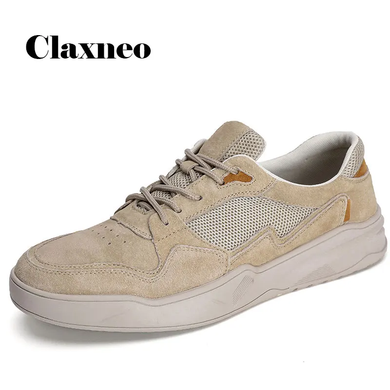 Мужская повседневная обувь Сезон лето-осень 2020 года Мужские кожаные кроссовки