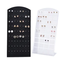 hot sales high quality 72 hole earrings ear studs organizer stand holder show fashion jewelry display rack 9cm4 7cm19cm
