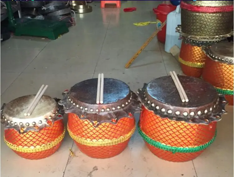 

Традиционный китайский телефон, реквизит, маленький танцевальный барабан для Льва, кунг-фу, детский размер, барабан для льва