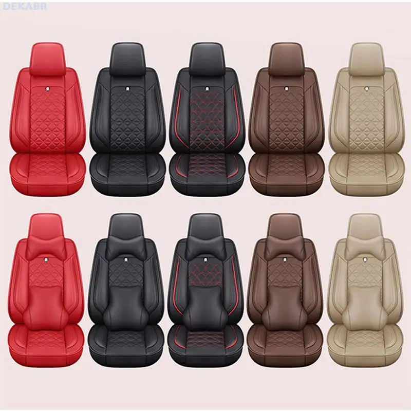 

(front + Rear) Special Leather Car Seat Covers Fit Hyundai Elantra I10 I20 Tucson Ix35 Ix25 Sonata Santafe Accent Automobiles