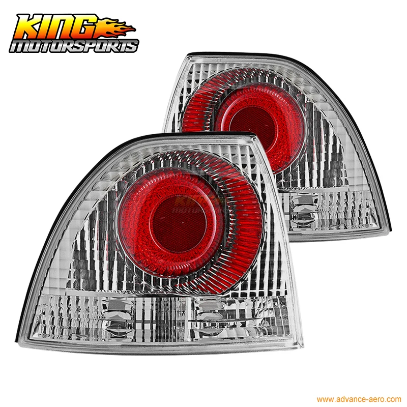 Подходит для 1994 1995 Honda Accord 2 4Dr Altezza тормозные задние фонари лампы хром чистый США