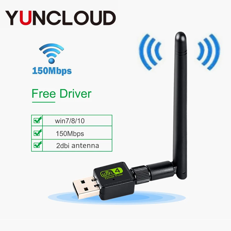 

ANTENA WIFI USB Wireless Adapter 600Mbps Fee Driver USB LAN Ethernet 2.4G 5.8G Dual Band USB Network Card Wifi Dongle