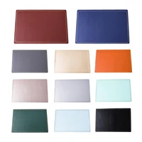 hot sales%ef%bc%81%ef%bc%81%ef%bc%81new arrival nordic faux leather placemat waterproof oilproof solid color table plate mat
