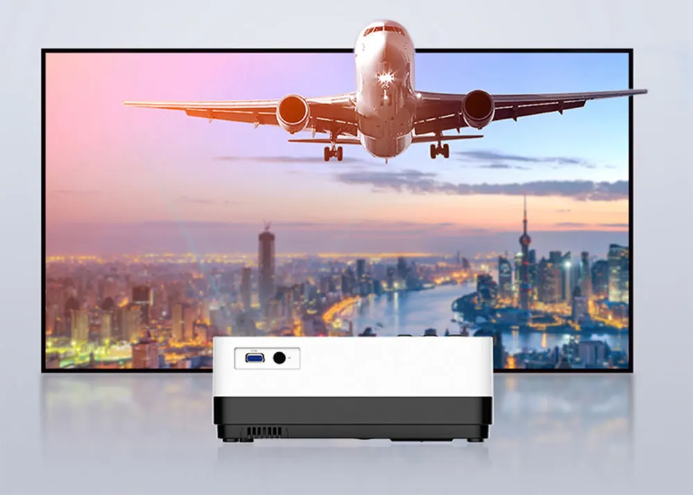 ALSTON Q2 проектор светодиодный мини микро Портативный видео HD проектор с HDMI USB для игры кино Кино Домашний кинотеатр