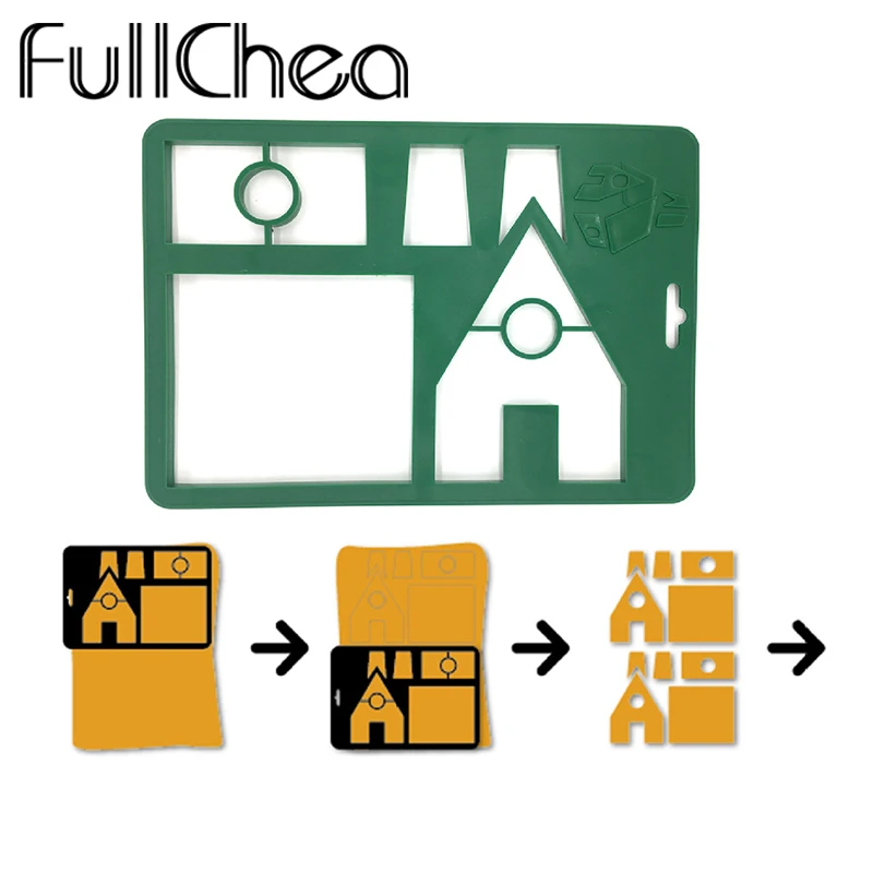 FullChea инструменты для приготовления пищи Конфеты дом Силиконовая Форма торт