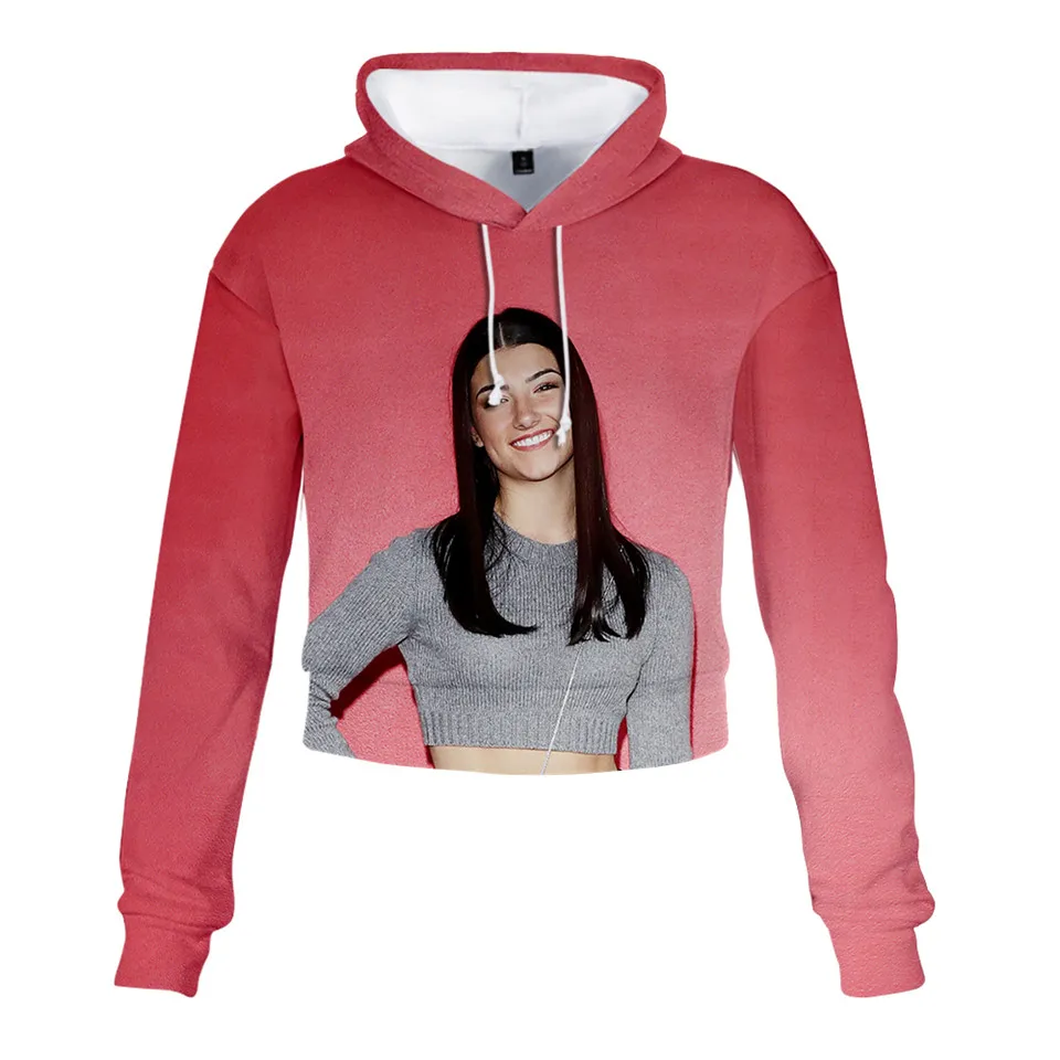 

Укороченный топ с капюшоном «The Hype House», толстовки с капюшоном «Харадзюку», женские свитшоты с принтом «аддисон Рэй», укороченный пуловер с к...