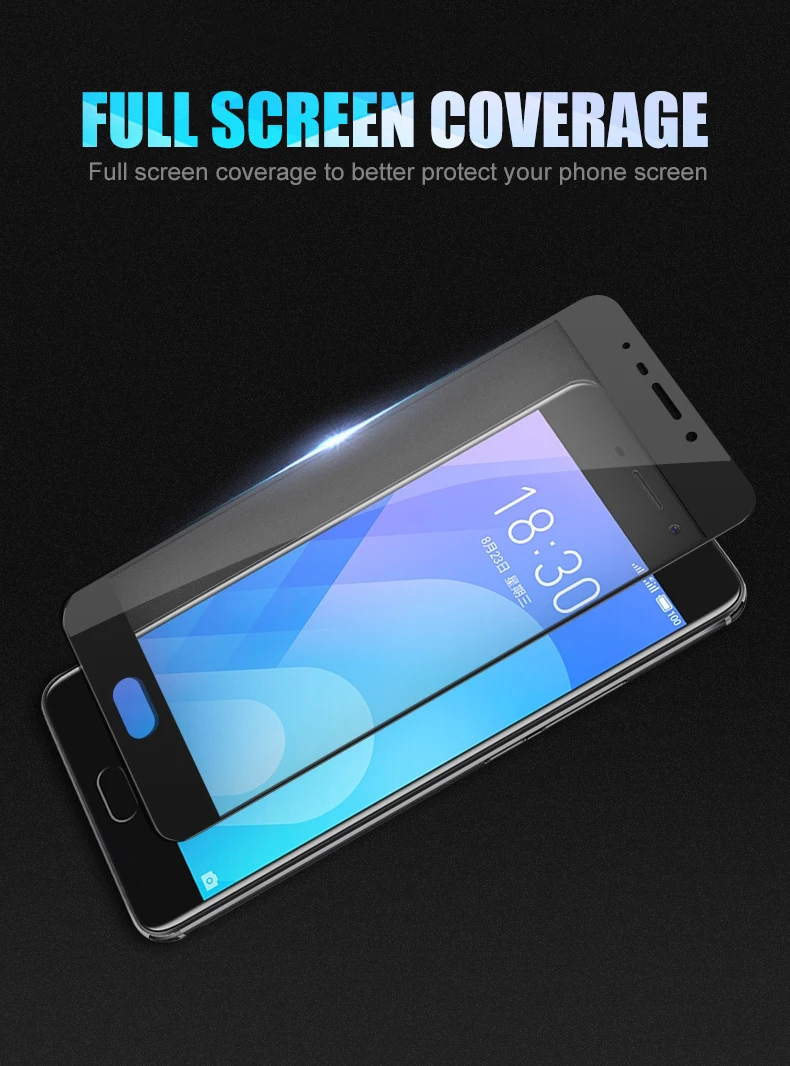 Полное покрытие из закаленного стекла для Meizu M3 M3E M3 Mini M3S M5 M5C M5S M5 Note U10 U20 защитная пленка Glaas для Meizu Pro 6 7
